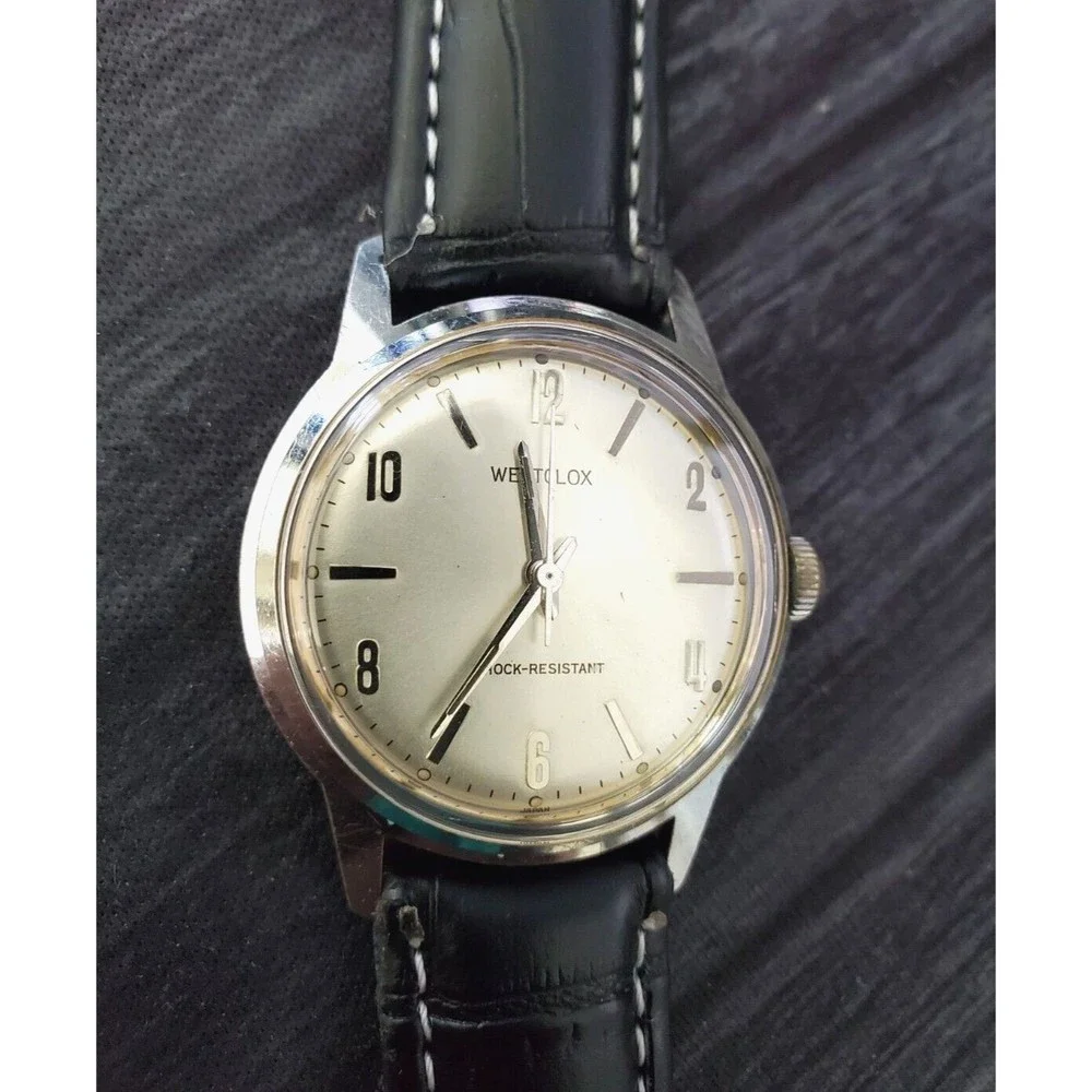 Rare Westclox Mechanical D-407 Incabloc Mens Watch 17J Serviced Runs Great‎